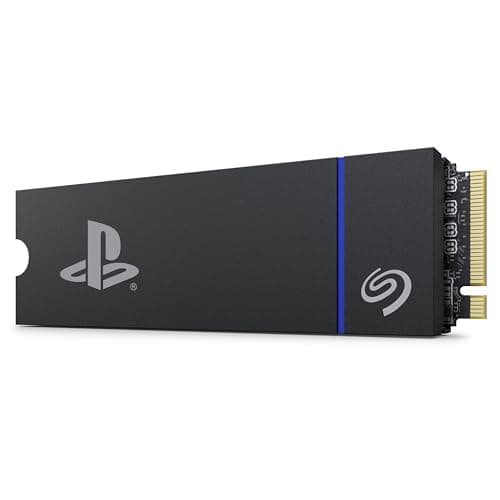 Seagate Game Drive PS5 NVMe SSD for PS5 2TB Internal Solid State Drive - PCIe Gen4 NVMe 1.4, Officially Licensed, Up to 7300MB/s with Heatsink (ZP2000GP3A1001) 2