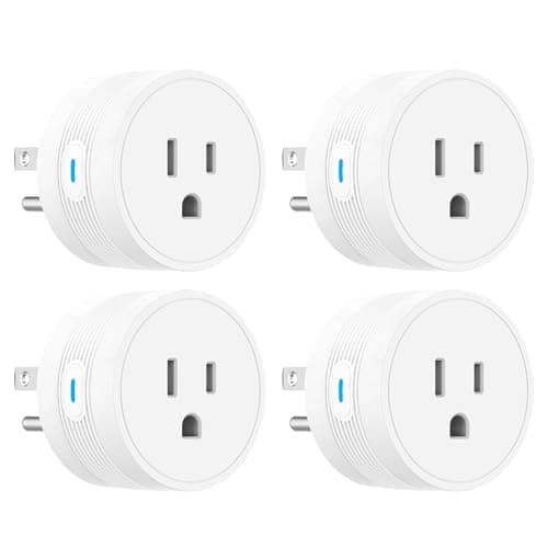 EIGHTREE Smart Plug 2025 Upgrade to 15A, Bluetooth & Wi-Fi Outlet Plug Dual Connection, Voice Control, Remote Control Outlet Timer Indoor, Smart Plugs That Work with Alexa & Google, 2.4GHz Wi-Fi Only