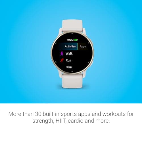 Garmin vívoactive 5, Health and Fitness GPS Smartwatch, AMOLED Display, Up to 11 Days of Battery, Ivory 5