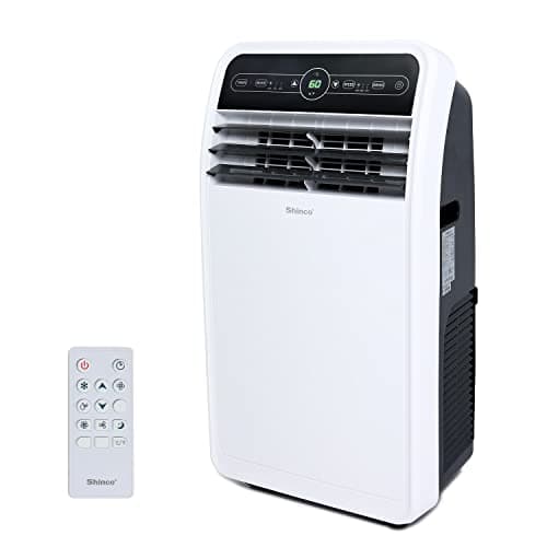 Shinco 12,000 BTU Portable Air Conditioner, Portable AC Unit with Built-in Cool, Dehumidifier&Fan Modes for Room up to 400 sq.ft, Room Air Conditioner with Remote Control, 24 Hour Timer
