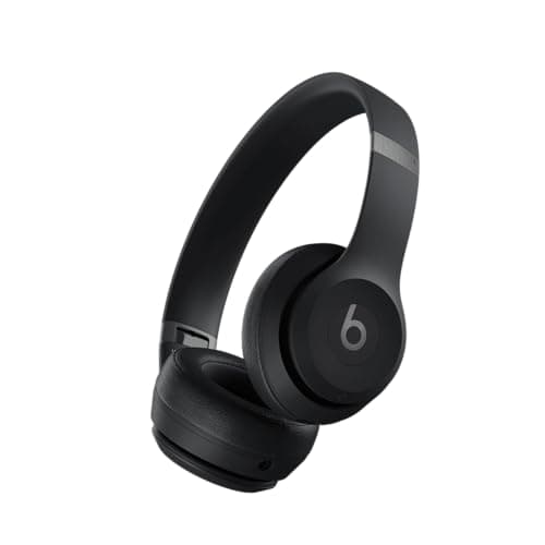 Beats Solo 4 - Wireless Bluetooth On-Ear Headphones, Apple & Android Compatible, Up to 50 Hours of Battery Life - Matte Black (Renewed) 5