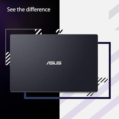 ASUS 15.6” Vivobook Go Slim Laptop, Thin & Portable for Student Study, Intel Dual Core N4500, 4GB RAM, 128GB SSD, Windows 11, Star Black, L510KA-ES04 4