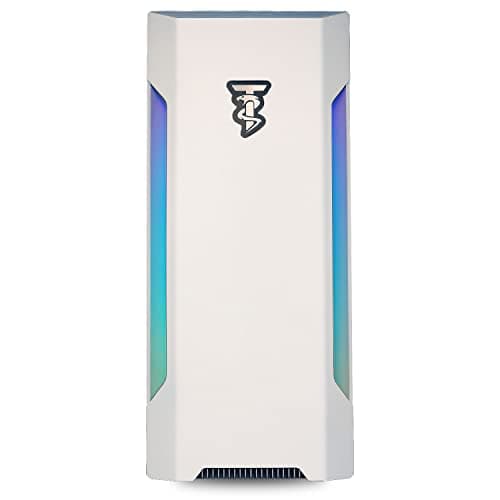 ViprTech Rebel 4.0 Gaming PC - AMD Ryzen 7 (4.1Ghz Turbo), RTX 4060 8GB, 32GB DDR4 3200, 1TB NVMe SSD, VR-Ready, Streaming, WiFi BT, RGB, Win 11 Pro, Prebuilt Desktop Computer White 4
