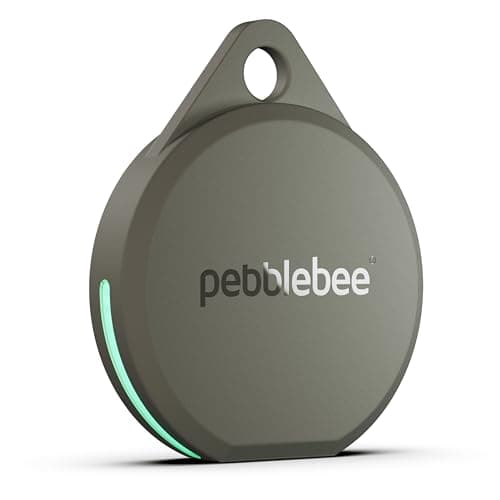 Pebblebee Clip 5 | Rechargeable Bluetooth Tracker Tag for Keys & Bags | Alternative to Air Tag & Android Trackers | 130 dB Siren, Bright LED Strobe, 12-Month Battery, Alert Safety Mode & Phone Finder