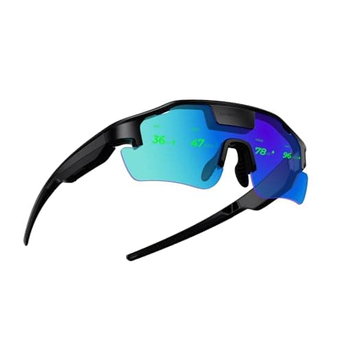 cybersight ZENITH Display Sports Glasses, for Cycling and Hiking, Smart AI/AR Sports Sunglasses, Real-Time HUD Display, Smart Navigation, Proactive AI Alerts, Monitor Heart Rate, Speed, etc.