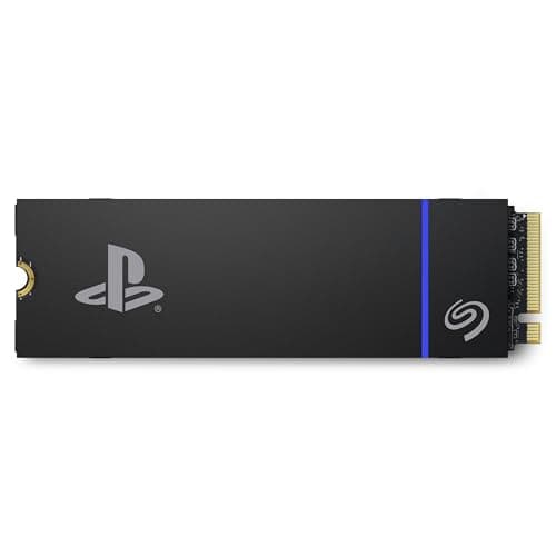 Seagate Game Drive PS5 NVMe SSD for PS5 2TB Internal Solid State Drive - PCIe Gen4 NVMe 1.4, Officially Licensed, Up to 7300MB/s with Heatsink (ZP2000GP3A1001)