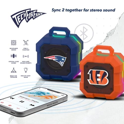 SOAR NFL Shockbox LED Wireless Bluetooth Speaker, Dallas Cowboys 4