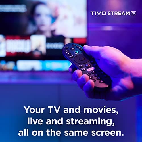 TiVo Stream 4K – Every Streaming App and Live TV on One Screen – 4K UHD, Dolby Vision HDR and Dolby Atmos Sound – Powered by Android TV – Plug-In Smart TV, One size 3