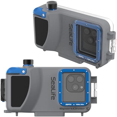 SeaLife SportDiver S Compact Smartphone Scuba Housing – Dive to 100', Waterproof Photography, Easy Camera Controls, with Leak Alarms, Fits iPhones and Most Smartphones 3