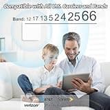 Cell Phone Booster for Home & Multi-Room,Up to 6500 sq ft,Cell Phone Signal Booster for Band 66/25/2/4/5/12/13/17,Boost 5G 4G Data for U.S. Carriers FCC Approved Cell Booster 2