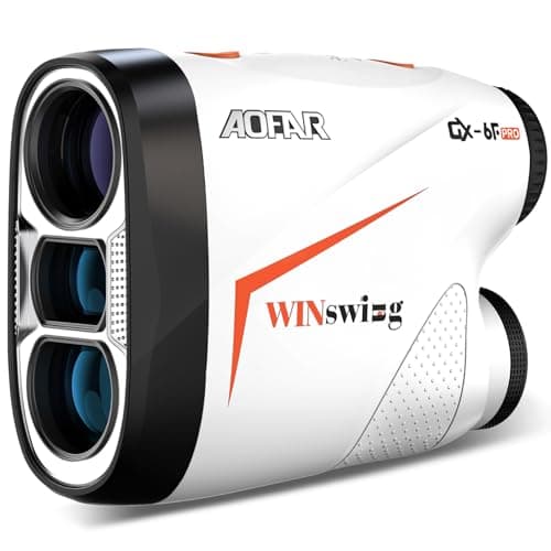 AOFAR GX-6F PRO Golf Rangefinder with Slope and Angle Switch, Flag Lock with Pulse Vibration and Continuous Scan, Tournament Designed, 600 Yards Rangefinder for Distance Measuring