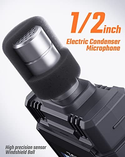 Decibel Meter, TopTes TS-501B Sound Level Meter with 2.25” Backlit LCD Screen, Portable SPL Tester with A/C Weighted, Range 30-130dB, MAX/MIN, Data Hold, Use for Home, Noisy Neighbor, Factory - Orange 5