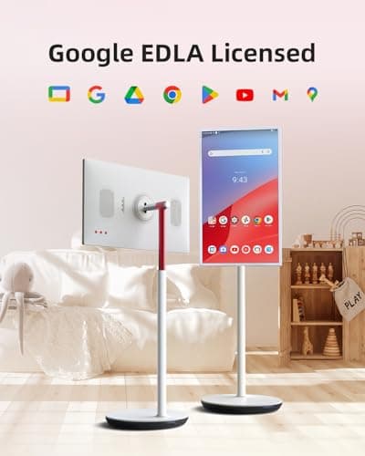 KTC MegPad 32" Smart Portable TV, 4K Touch Screen Portable TV Monitor, Android 13 Google EDLA Certified 8G RAM+128G Storage, Octa-core CPU 9500mAh Battery, Dual 6W Speakers WiFi 6 2