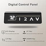 Furmax 55 x 24 Inches Electric Height Adjustable Standing Desk Large Sit Stand Up Desk Home Office Computer Desk Memory Preset with T-Shaped Metal Bracket, Black 5