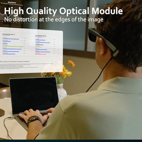 AR/XR Glasses-VILINE Smart Glasses for Gaming Headset Video Display Glasses Myopia Adjustment 1800 Brightness Sunglasses,FHD Adapted for PC/Android/iOS/PS5/Xbox/Steamdeck/Consoles 5