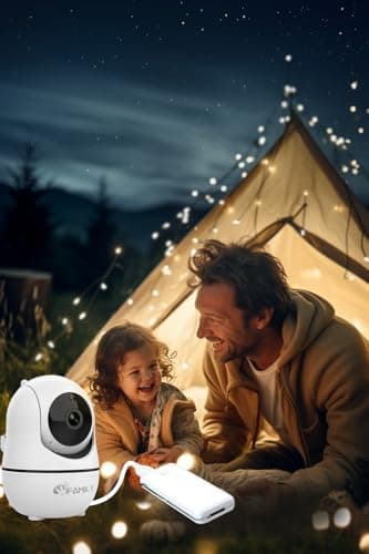 iFamily Split Screen Baby Monitor, Large Display Video Baby Monitor with 2 Cameras and Audio, Long Range, Remote pan tilt, Night Vision, Temperature Sensor, 2 Way Talk, Feeding Clock and lullabies. 4