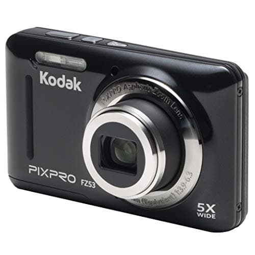 Kodak PIXPRO Friendly Zoom FZ53-BK 16MP Digital Camera with 5X Optical Zoom and 2.7" LCD Screen (Black)