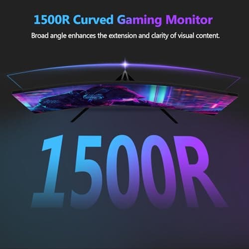 Z-Edge 27 inch Curved Gaming Monitor, QHD 1440P 165Hz 144Hz Curved 1500R Computer Monitor, MPRT 1ms Monitor Gaming, 16.7M Colors, UG27Q Frameless Bezel, 2X DP 1.4 Ports and 2X HDMI 2.0 Ports 3