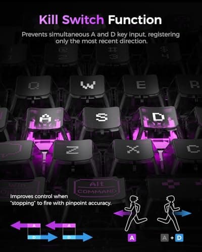 GravaStar Mercury V75 Lite Hall Effect Magnetic Gaming Keyboard – 8KHz Rapid Trigger Wired 75% Keyboard, Adjustable Actuation, Hot-Swappable Switches, Transparent RGB for PC/Mac 3