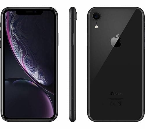 Apple iPhone XR, Fully Unlocked, 64 GB - Black (Renewed) 2