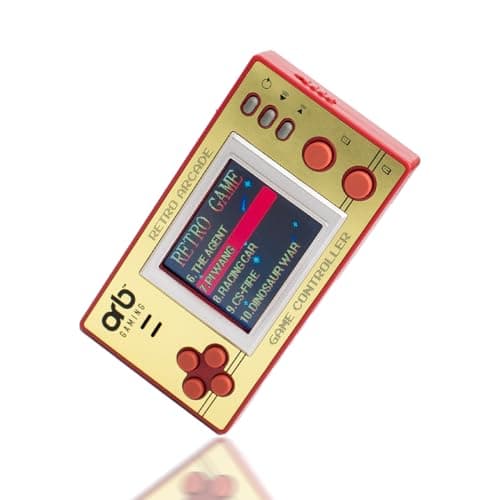 Mini Retro Games Console, 150 in-Built Games, 8-Bit Retro Gaming Handheld Console, 1.8” Full Colour LCD Screen Pocket Console, Immersive Sound Games Console - ThumbsUp!