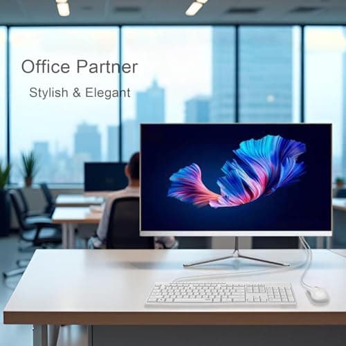 23.8" FHD IPS All-in-One Desktop Computer, Win 11 Pro pc, Intel i9 Processor up to 4.8 GHz, 16GB RAM,256GB SSD,Wi-Fi, USB,HDMI, Keyboard and Mouse 3