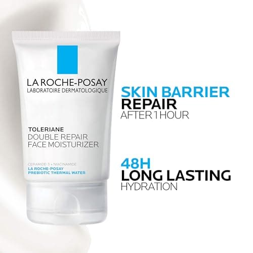 La Roche-Posay Toleriane Double Repair Face Moisturizer, Daily Moisturizer Face Cream with Ceramide and Niacinamide for All Skin Types, Oil Free, Fragrance Free 4