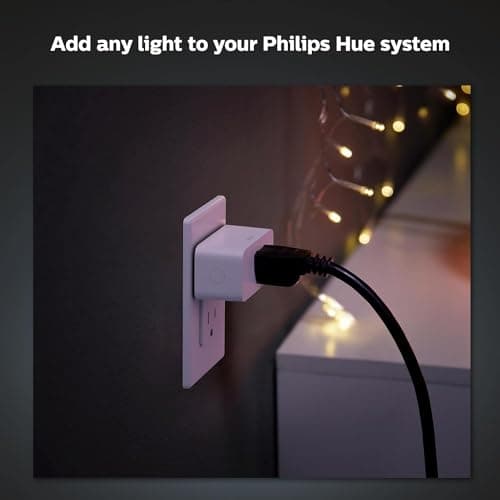 Philips Hue Smart Plug, White - 1 Pack - Turns Any Light Into a Smart Light - Control with Hue App - Compatible with Alexa, Google Assistant, and Apple HomeKit 3