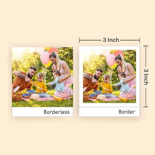 KODAK Mini Shot 3 Retro 4PASS 2-in-1 Instant Digital Camera and Photo Printer (3x3 inches) + 60 Sheets Cartridge Bundle, White 5