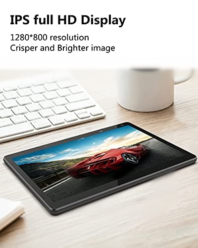 COOPERS Tablet 10 inch, Android 15 Tablet, 32GB ROM 1TB Expand Computer Tablets, Quad Core Processor 6000mAh Battery, 1280x800 IPS Touch Screen, 2+8MP Dual HD Camera, Bluetooth WiFi Tablets PC 4
