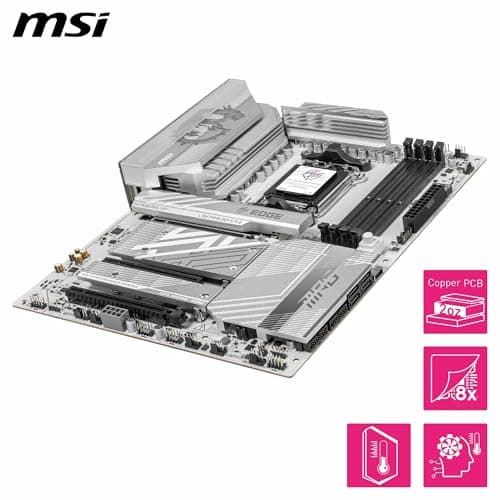 MSI MPG B850 Edge Ti WiFi Motherboard AMD B850 Socket, W129159778 (Motherboard AMD B850 Socket Am5 ATX) 4