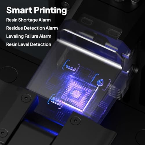 ELEGOO Saturn 4 Ultra 16K Resin 3D Printer with 10" 16K Mono LCD and Flip-up Lid, Smart Tank Heating at 30 °C, 150mm/h High Speed Printing, Large Printing Size of 8.33 × 4.66 × 8.66 Inches 5