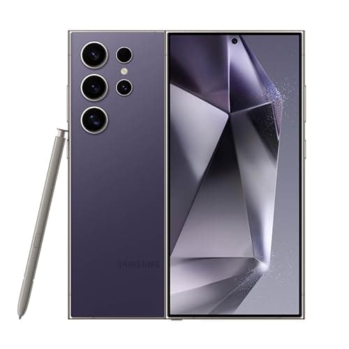 Samsung Galaxy S24 Ultra 5G, US Version, 256GB, Titanium Violet - Unlocked (Renewed)