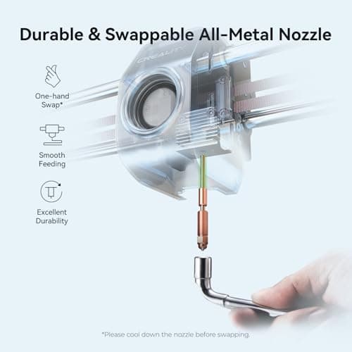 Creality 3D Printer, K1 SE Fully Assembled Auto Leveling 3D Printers for Kids and Beginners, 600mm/s Max High-Speed Printing, Core XY All Metal Structure, Larger Print Size 250x220x220mm 5