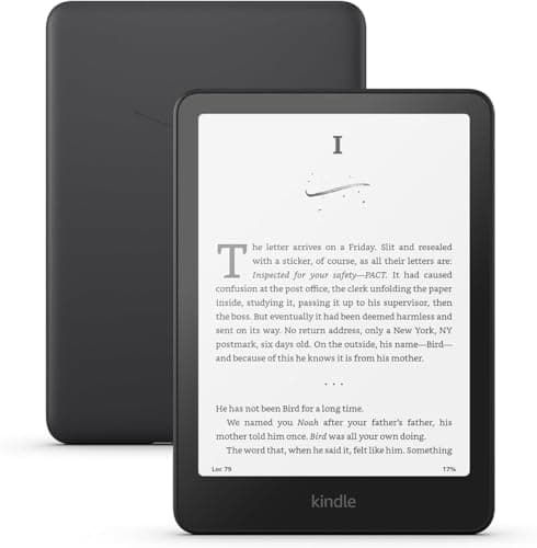 Amazon Kindle Paperwhite Signature Edition 32GB – Our fastest Kindle with auto-adjusting front light, wireless charging, and weeks of battery life – Metallic Black