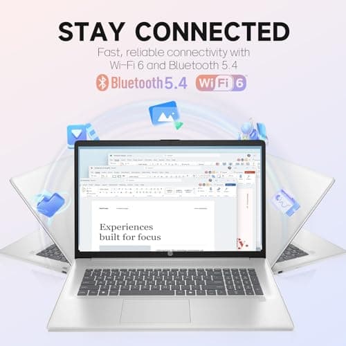 HP 17 Laptop Computer for Business, Intel i5-1334U(Up to 4.6 GHz), 17.3" HD+ Display, 32GB RAM, 1TB SSD Backlit KB, Fingerprint Reader, Lifetime Win 11 Pro & Copilot AI, with G255 Pro Accessory Box 4