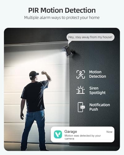 2K Security Cameras Wireless Outdoor, 2 Pack Battery Powered WiFi Cameras for Home Security with AI Motion Detection, Spotlight Color Night Vision, 2-Way Talk, Siren Alarm, IP65, Cloud/SD Storage 4