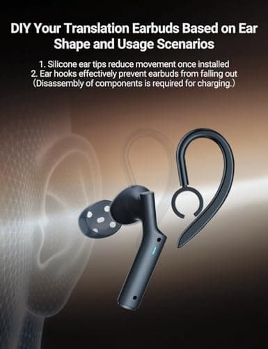 Timekettle W4 Translation Earbuds,for Global Business & Relationships,Bone-Voiceprint Sensor for Clear Voice in Noise, AI Auto-Correction,Protected Privacy with GDPR,Instant Setup via iOS/Android APP 3