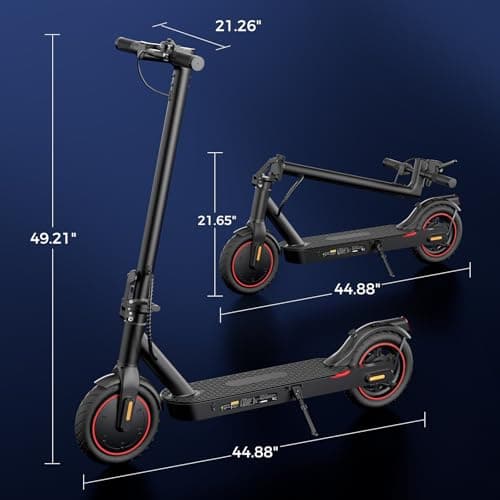 HopCycle Electric Scooters - 500W Adult Electric Scooter, 18 MPH Top Speed, 8.5'' Tires,21 Miles Long Range, Portable E Scooter for Adults and Teens 4