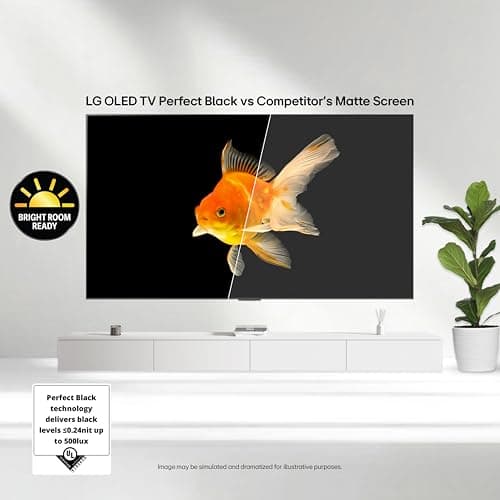 LG 55-Inch Class OLED evo AI 4K C5 Series Smart TV w/Dolby Atmos, Dolby Vision, HDR10, AI Super Upscaling 4K, Filmmaker Mode, Wow Orchestra, Alexa Built-in (OLED55C5PUA, 2025) 4