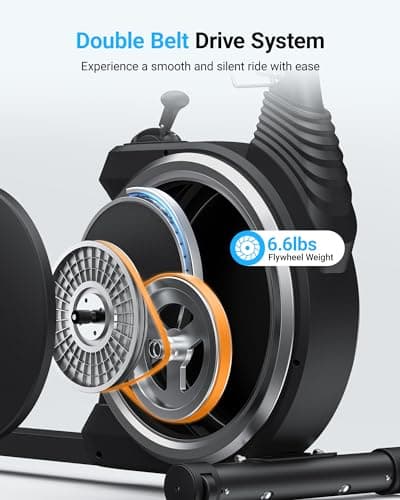 MERACH Recumbent Exercise Bikes for Home, Light Commercial High-end Recumbent Bike for Seniors Adults, Magnetic Recumbent Exercise Bike with Exclusive Apps & Heart Rate Handle 5