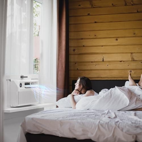 ROVSUN 12000 BTU Inverter Window Air Conditioner with WIFI Function, Energy-Saving Window AC Unit with Remote & App Control, Ultra Quiet Design & Easy Install Kit, 115V/60Hz 2