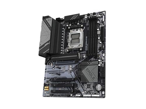 GIGABYTE B650 Eagle AX AM5 LGA 1718 AMD B650 ATX Motherboard, DDR5, Triple M.2 (1x PCIe 5.0 M.2 + 2X PCIe 4.0 M.2), USB 3.2 Gen2x2 Type-C, AMD Wi-Fi 6E, Realtek GbE LAN 4