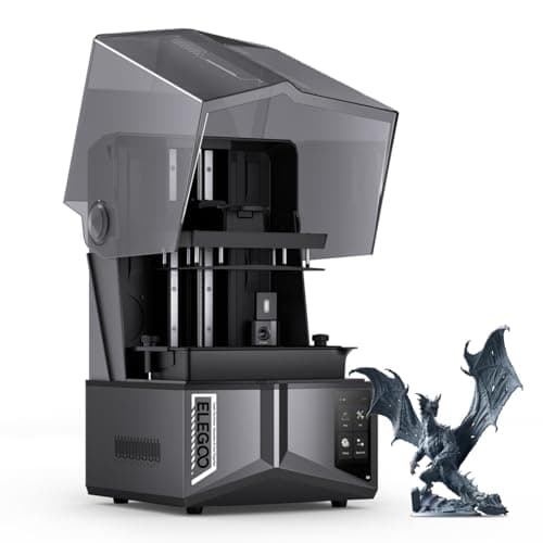 ELEGOO Saturn 4 Ultra 16K Resin 3D Printer with 10" 16K Mono LCD and Flip-up Lid, Smart Tank Heating at 30 °C, 150mm/h High Speed Printing, Large Printing Size of 8.33 × 4.66 × 8.66 Inches 2