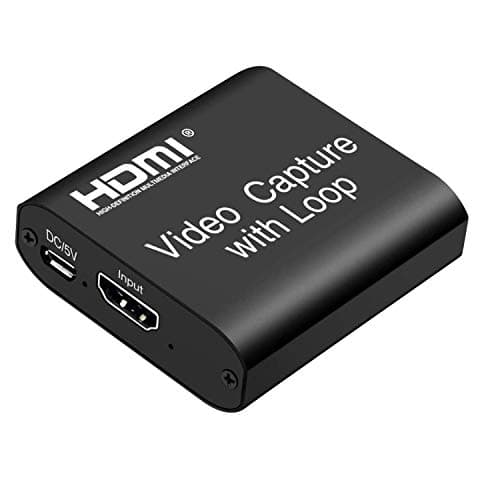 ORIVISION Video Capture Card 4K HDMI Device with Loop Out, Full HD 1080P Game Capture Video Recorder for Live Streaming, Broadcasting or Video Conference,S3/PS4/Xbox One/DSLR/Camcorders