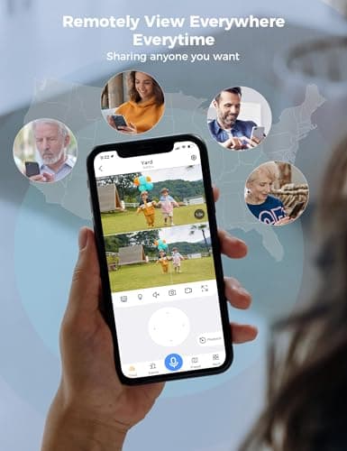 Hiseeu Wireless Security Cameras Outdoor, 5G & 2.4G WiFi Pro, Wireless Home Security Camera System, Dual Lens, 360° Pan & Tilt, Auto Tracking, Color Night Vision, 1TB HDD No Subscription, Need Plug In 3