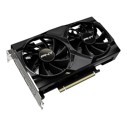 PNY NVIDIA GeForce RTX™ 5050 Dual Fan, Graphics Card (8GB GDDR6, 128-bit, SFF-Ready, PCIe® 5.0, HDMI®/DP 2.1, 2-Slot, NVIDIA Blackwell Architecture, DLSS 4) 2