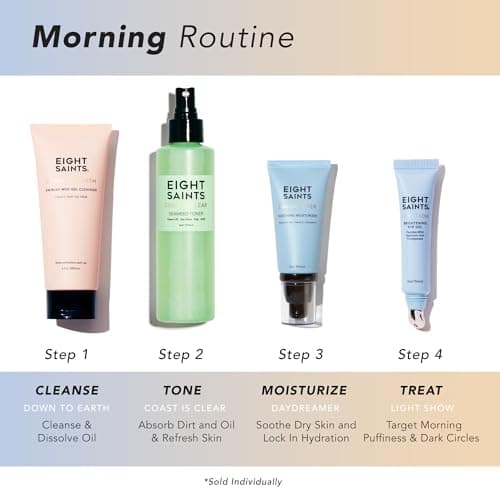 Eight Saints Daydreamer Soothing Anti Aging Face Moisturizer, Natural & Organic Fast Absorbing Oil Free Face Lotion With Hyaluronic Acid & Vitamin E, Hydrating Daily Facial Moisturizer, 2 Ounces 5