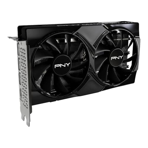 PNY NVIDIA GeForce RTX™ 5050 Dual Fan, Graphics Card (8GB GDDR6, 128-bit, SFF-Ready, PCIe® 5.0, HDMI®/DP 2.1, 2-Slot, NVIDIA Blackwell Architecture, DLSS 4) 4