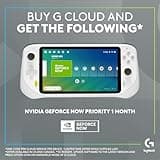 Logitech G Cloud Handheld Portable Gaming Console with Long-Battery Life, 1080P 7-Inch Touchscreen, Lightweight Design, Xbox Cloud Gaming, NVIDIA GeForce NOW, Google Play 2